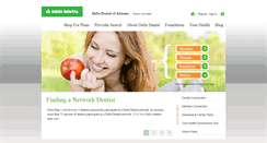 Desktop Screenshot of deltadentalaz.com